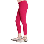 Girls Dark Fuchsia Ankle Length Legging