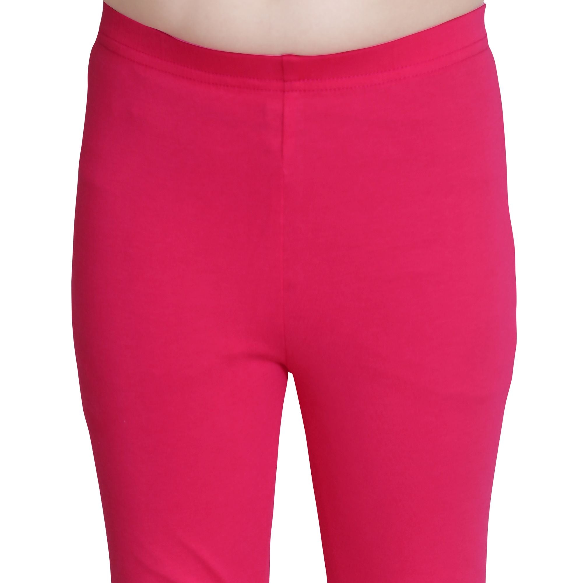 Girls Dark Fuchsia Ankle Length Legging
