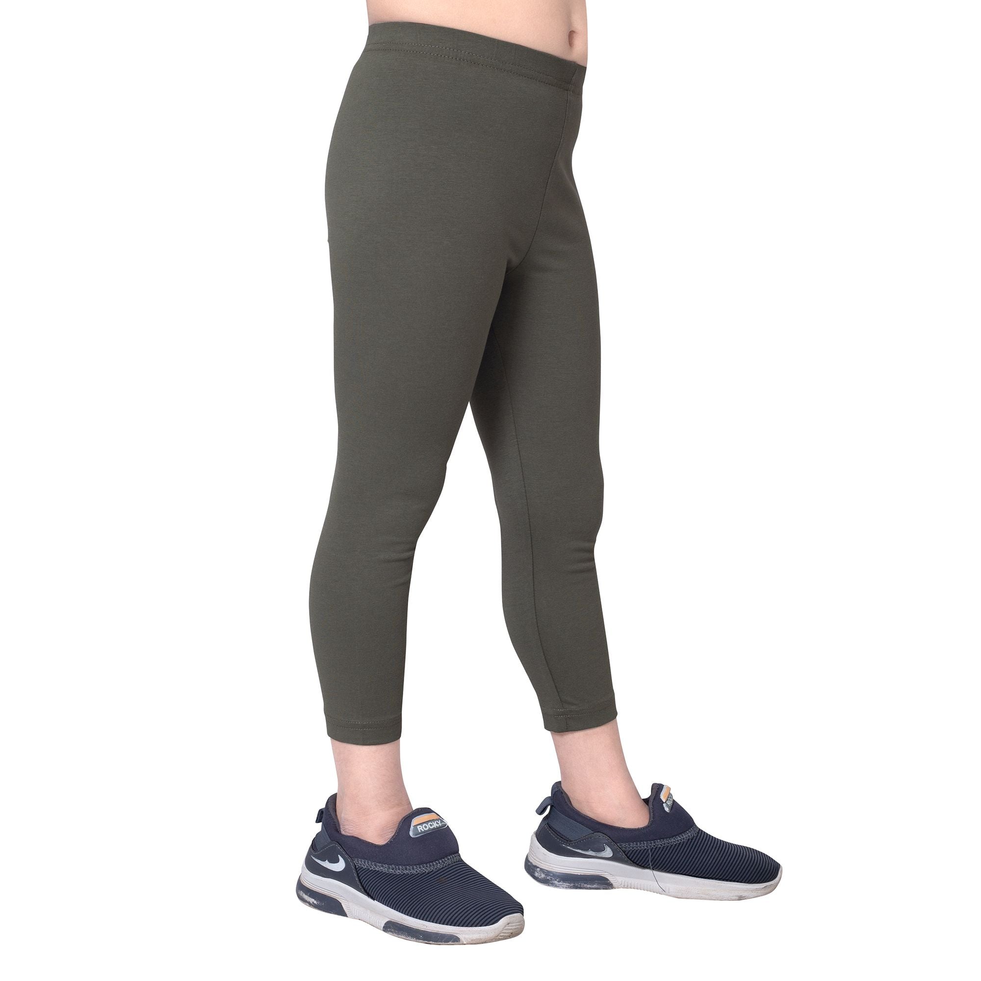Girls Dark Henna Ankle Length Legging