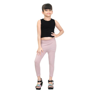 Girls Dusty Rose Ankle Length Legging