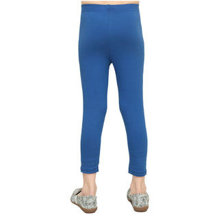 girls blue leggings