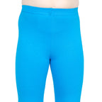 Girls French Blue Ankle Length Legging