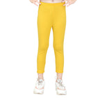 Girls Gold Ankle Length Legging