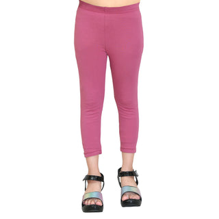 Girls Mauve Ankle Length Legging