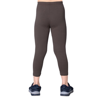 Girls Mid Brown Ankle Length Legging