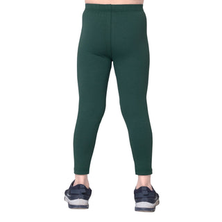 Girls Moss Green Ankle Length Legging