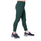 Girls Moss Green Ankle Length Legging