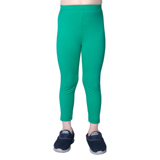 Girls Sport Green Ankle Length Legging