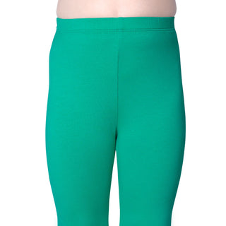 Girls Sport Green Ankle Length Legging