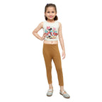Girls Tobacco Ankle Length Legging