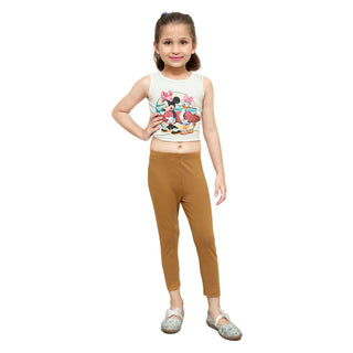 Girls Tobacco Ankle Length Legging